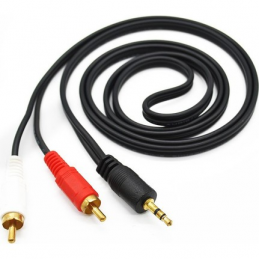 C-Wın 3,5 Am To 2Rca Cable 10M